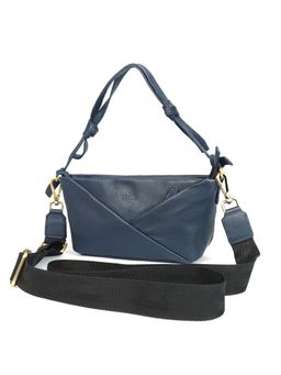 Celtic - Elegant Blue Leather Handbag For Women Stylish Shoulder Bag With Spacious Interior