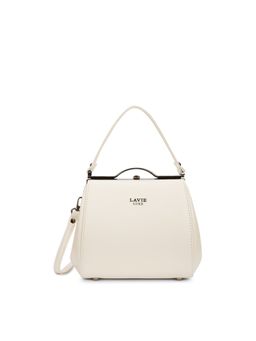 Lavie Luxe - Women's Fluff25 Frame Handbag - Off White (S)