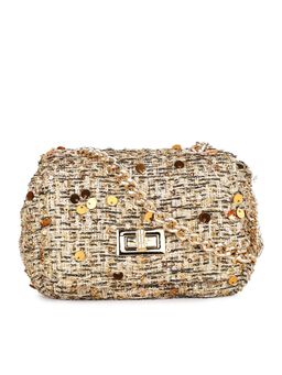 Inc.5 - Women's Golden Clutches With Twist Lock