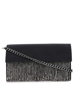 Inc.5 - Women's Black Clutches With Magnet Lock