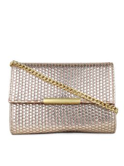 Inc.5 - Women's Golden Clutches With Magnet Lock