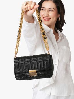 Lavie Luxe - Women's Juli26 Flap Sling - Black (S)