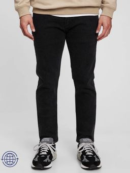 GAP - Men Black Mid-Rise Skinny Fit Jeans