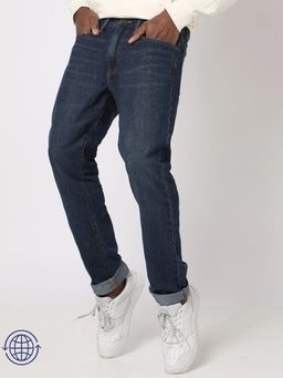 GAP - Men Blue Slim Fit Mid-Rise Jeans