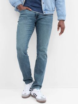 GAP - Men Blue Skinny Fit Light Fade Jeans