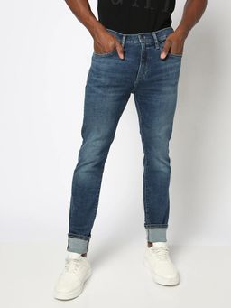 GAP - Men Blue Skinny Fit Light Fade Jeans