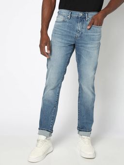 GAP - Men Blue Mid-Rise Slim Fit Jeans