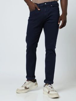 GAP - Men Navy Blue Mid-Rise Skinny Fit Jeans