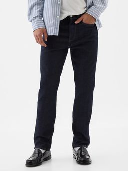 GAP - Men Navy Blue Mid-Rise Slim Fit Jeans