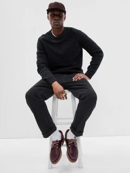 GAP - Men Black Slim Fit Mid-Rise Jeans