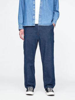 GAP - Men Blue Loose Mid-Rise Jeans