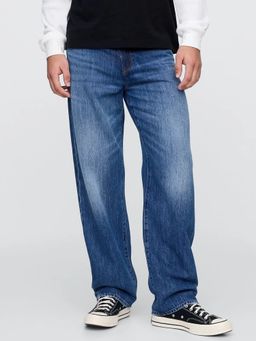 GAP - Men Blue Relaxed Fit Mid-Rise Jeans