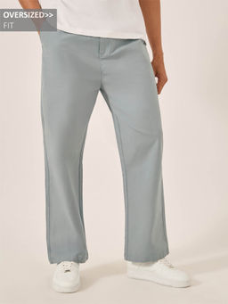 Styli - Men Oversize Open Hem Ripstop Trackpant