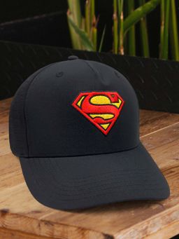 Free Authority - Official Superman Printed Black Mens Cap