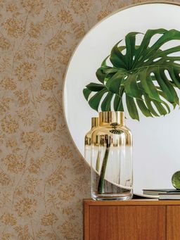 Excel - Whimsical Dandelions In Beige