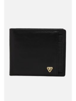 Allen Solly - Men Black Solid Genuine Leather Wallet