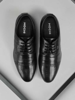 Mochi - Men Black Formal Stylish Derbies