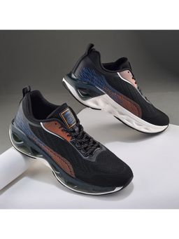 Campus - CRASH Black Men Running Shoes