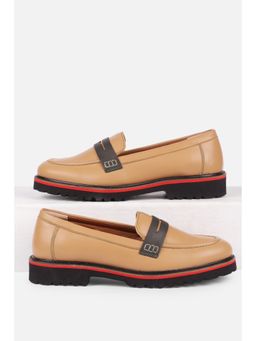 Allen Solly - Women Brown Casual Slip On Loafers