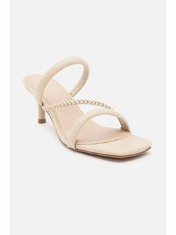 Allen Solly - Women Beige Casual Kitten Heels