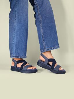 Monrow - Women Mila Blue Sandals