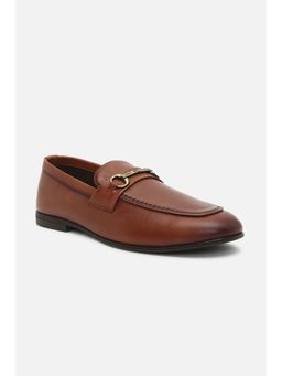 Louis Philippe - Men Brown Slip On Loafers