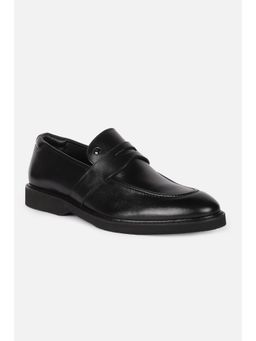 Louis Philippe - Men Black Slip On Loafers