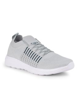 JQR - MOJ-402 PLUS Grey and Green Men Walking Shoes