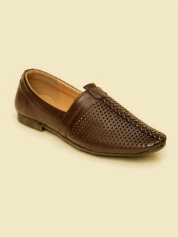Manyavar - Regal Brown Loafers for Men
