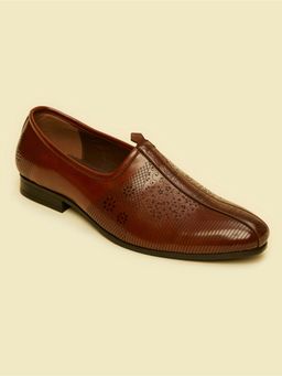 Manyavar - Dashing Brown Loafers for Men