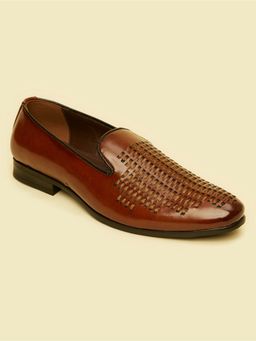 Manyavar - Dark Brown Elegance Loafers for Men
