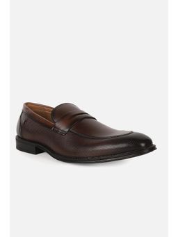 Van Heusen - Men Brown Slip On Loafers
