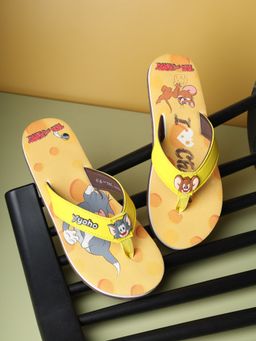 Yoho - Tom and Jerry Yellow Flipflops for Women