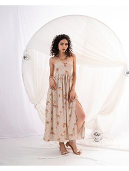 FREO - Beige Desert Mirage Dress