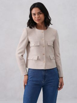 CRIMSOUNE CLUB - Women Beige Coat
