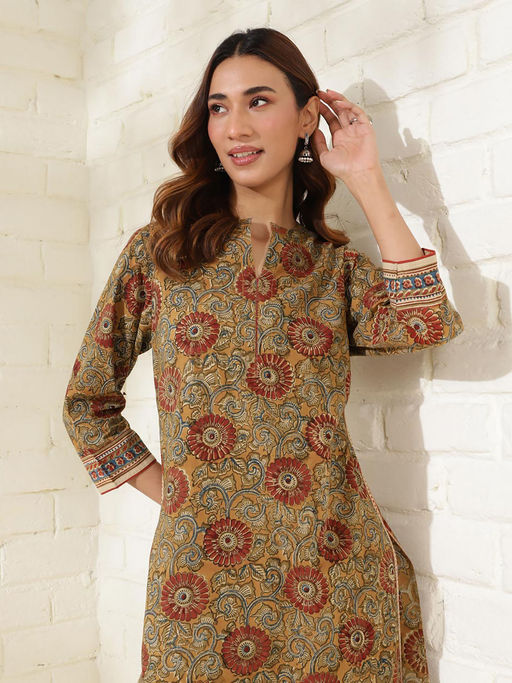 Short Kurti Kalamkari Kurtis Online Cotton Kurti Designs Fabindia