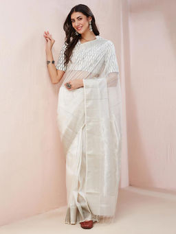 Fabindia - Natural Cotton Silk Blend Sari