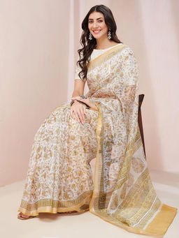 Fabindia - Natural Silk Blend Sari