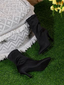 Truffle Collection - Black Solid Boots