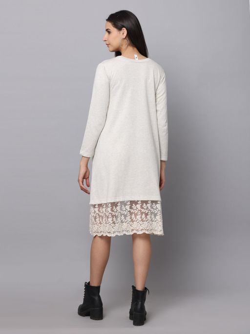 winter white maternity sweater dress Ivory Turtleneck Bell Sleeve Maternity Sweater Dress PinkBlush