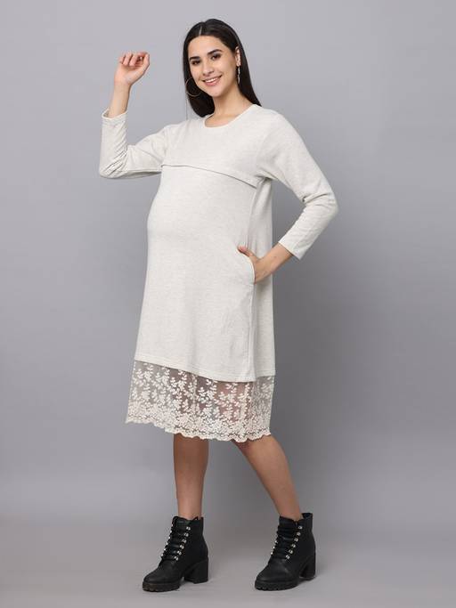 Sweater Dress Ivory Maternity Cardigans For Women Buy The Mom Store Winter Morning Maternity Sweater Dress