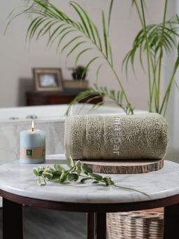 Maspar - Super Soft Absorbent Anti-Bacterial & Lint-Free Cotton Hand Towel Green (M)