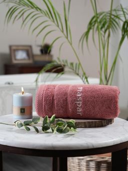 Maspar - Super Soft Absorbent Anti-Bacterial & Lint-Free Cotton Hand Towel Red (M)