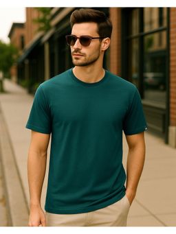 Bewakoof - Men Dark Sea Green T-shirt