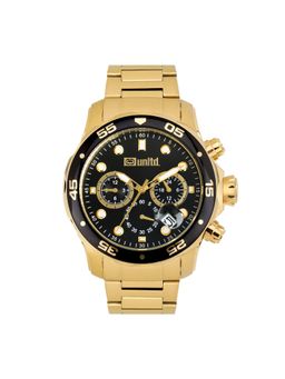 Unltd. - By Timex 44 mm Multifunction Black Dial Women Chrono Watch (UNG020002) (M)