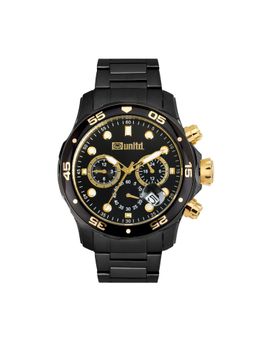 Unltd. - By Timex 44 mm Multifunction Black Dial Women Chrono Watch (UNG020003) (M)