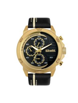 Unltd. - By Timex 48 mm Multifunction Gold Dial Men Chrono Watch (UNG050002) (M)