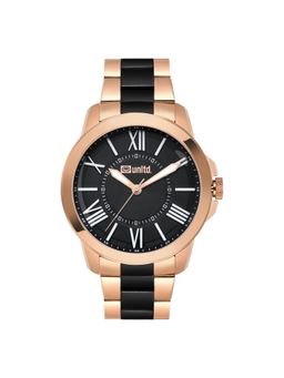 Unltd. - By Timex 44 mm Roman Black Dial Men Analog Watch (UNG060008) (M)