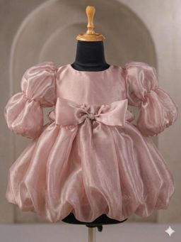 CASA NINOS - Girls Pink Organza Dress