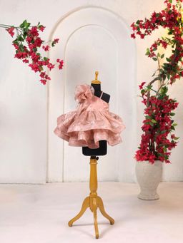 CASA NINOS - Girls Brown Organza Dress